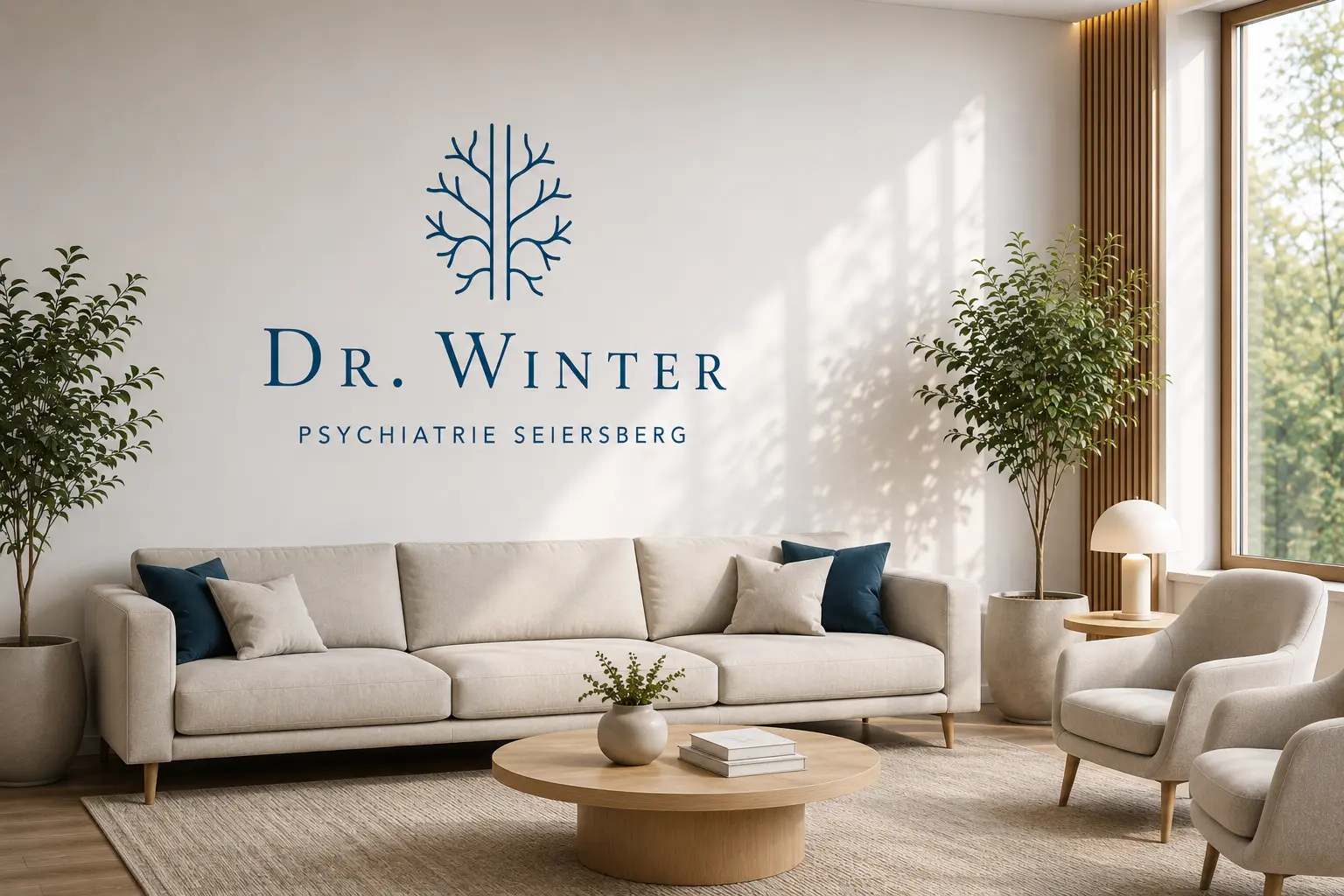 Wartebereich Dr Winter Psychiater Graz